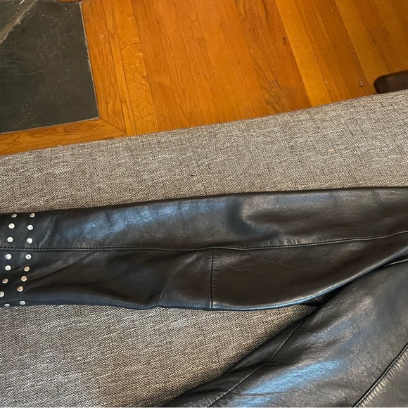 Women’s genuine leather motorcycle jacket - Picture 4 of 6